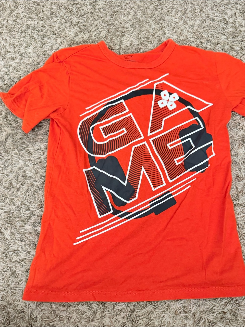 Place Coral-Red Crewneck Tee
